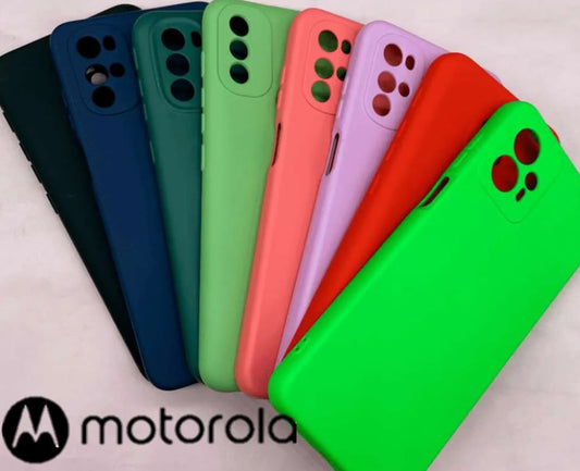 Capinha de Silicone Interior Aveludado - Motorola Moto E