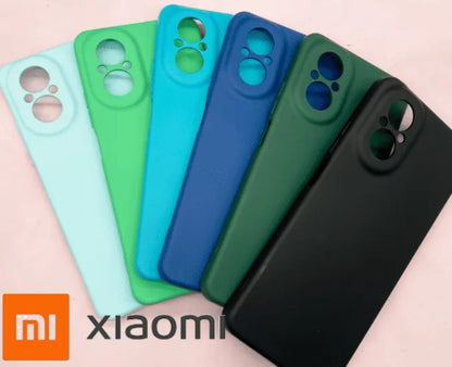 Capinha de Silicone Colorido Interior Aveludado - Xiaomi Linha Mi