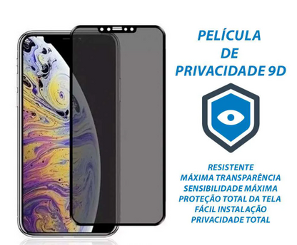 Película de Privacidade Anti Espião - Cerâmica 9D Flexível - Samsung