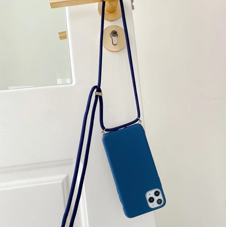 Capinha com Cordão Longo para Iphone - Cores Variadas