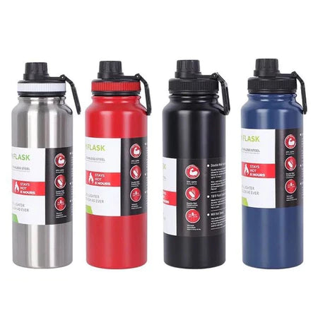 Garrafa com Isolamento Térmico - Espacial Quente e Frio - 1000ml P-1523